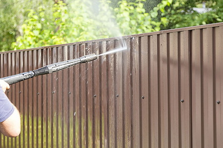 fence washing